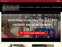 Tablet Screenshot of molonlabecrossfit.com